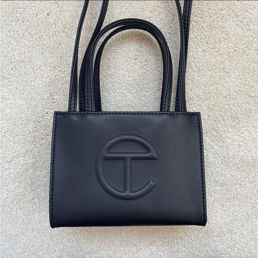Telfar shopping bag small purse black